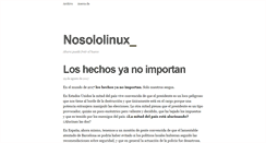 Desktop Screenshot of nosololinux.com