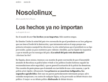 Tablet Screenshot of nosololinux.com